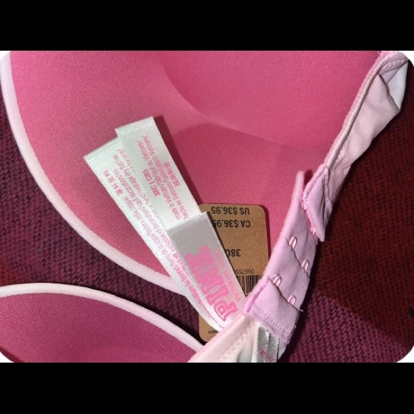 Victoria's secret pink everywear Super push up
bra size 40B  38C Rainbow VS 🌈💕 - Picture 6 of 9